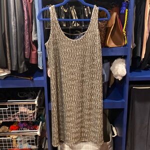 Ecru sparkle dress NWOT